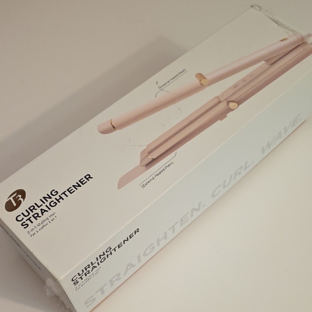 T3 Rose Gold Styling Iron — Curling & Straightening Tool